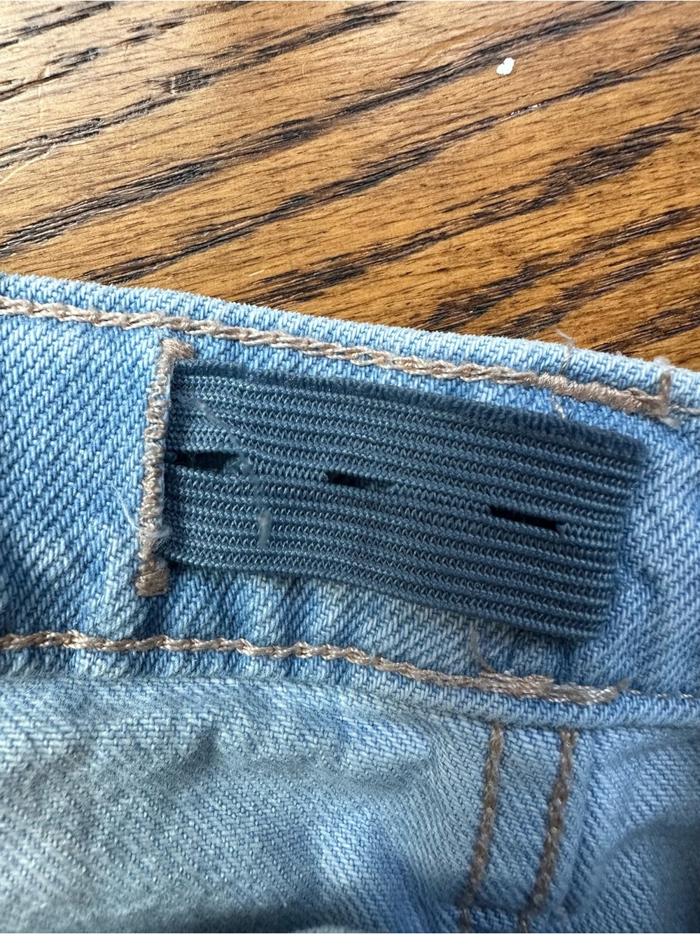 Old Navy Light Blue Wide-Leg Button-Front girls Jeans - Picture 7 of 7